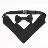 Formal Pet British Wedding Party Suit Scarf Bow Tie Collar Dog Triangle Towel Saliva Towel Pet Clothes Decoration Accessories