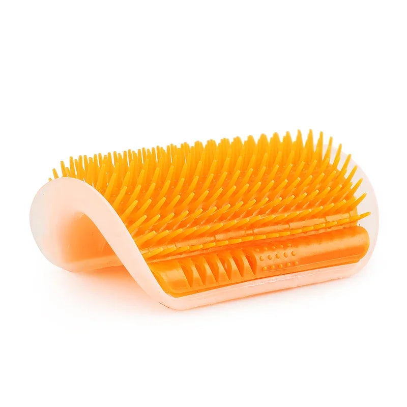 Pet Brush Comb Play Cat Toy Cat Corner Self Groomer Massage Comb Cat Face Scratcher for Kitten Puppy Cat Accessories