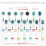 4PCS Dupont Bristle Electric Toothbrush Heads Whiten Teeth/Daily Clean/Precison Cleaning/Soft Care Teeth Function For Oral B