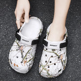 Summer Outdoor Beach Sandals Men Clogs Shoe Women Slippers Camouflage Platform Aqua Shoes Soft EVA Indoor Home Slides Flip Flops