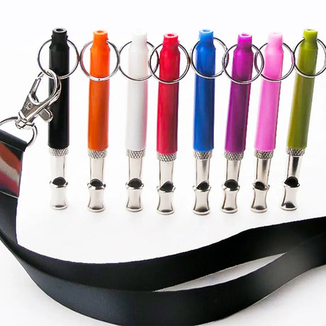 Dog Training Whistles for Training Ultrasonic Flute Do Training Supplies Anti-Lost Device for Dogs Trainer Cat Dog Sound Whistle