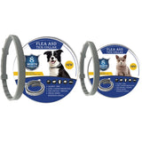 Anti Flea and Tick Collar for Cat and Dog, Retractable Collar for Puppy, Large Dogs Accessories,Pet 8Month Protection