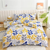 Solstice Bedding Set Duvet Cover Pillowcase Bed Linens Set Cute Yellow Gray Eye Quilt Cover Beds Flat Sheet Twin Queen King Size