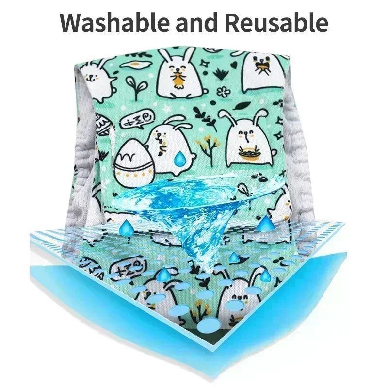 Male Dog Shorts Prevent Bed Wetting Physiological Pants Pet Underwear Reusable Sanitary Panties Adjustable Diapers for Dog Puppy