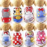 Pet Dog Clothes Cartoon Clothing Puppy Dogs Soft Vests Summer Shirt Casual T-Shirt for Small Pet Supplies