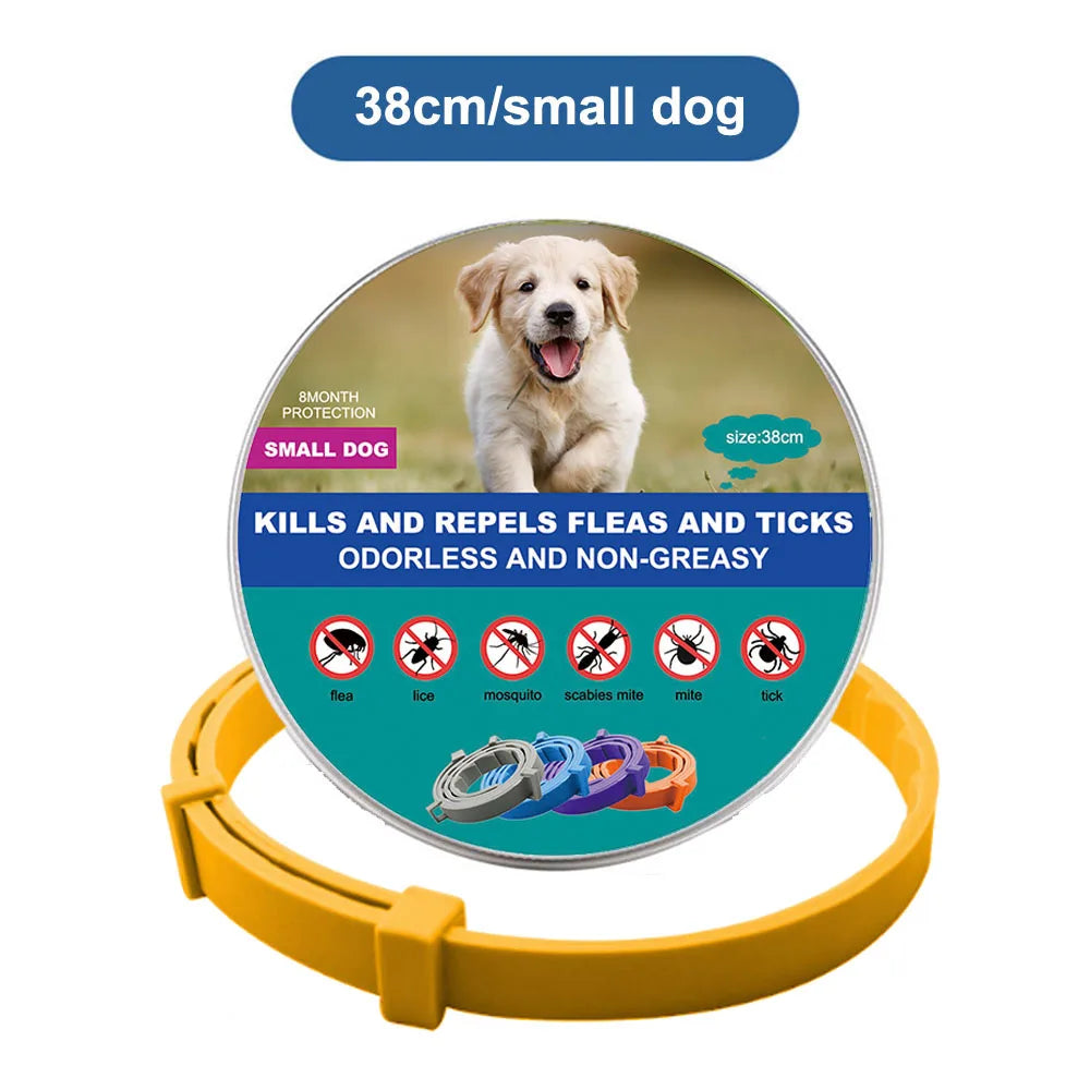 New Pet Dog Cat Collars Veterinary Anti Flea and Tick Collar for Cats Dogs Anti-parasitic Necklace for Large Small Dogs Products