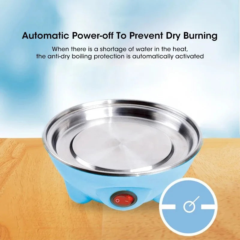 Automatic Egg Cooker Power Off Home 7 Eggs Multi-Functional Steamed Egg Custard Boiled Egg Machine Breakfast Artifact