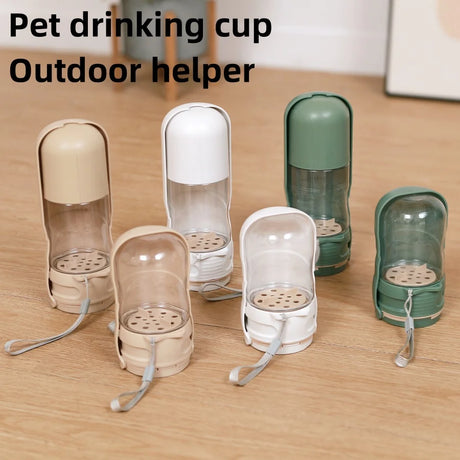 2 in 1 Portable Food collapsible design portable Cat Outdoor Travel Drinking Bowls Water Dispenser For Dog Pets Feeder Bowl