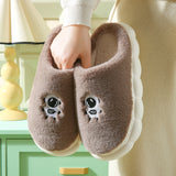 2023 New Winter Soft Sole Mens Indoor Floor Antiskid Slides Bedroom Slippers Warm Fluffy Slippers Male Home Casual Cotton Shoes