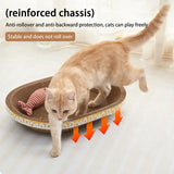 Cat Scratcher Bowl Pad Bowl Cat Cardboard Bed Scratch Mat Thick Lounge Bed Sofa For Cats Kittens Cat Scratcher Bowls Furniture