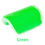 Cat Self Groomer With Catnip Soft Cats Wall Corner Massage Cat Comb Brush Rubs The Face With A Tickling Comb Pet Grooming Supply