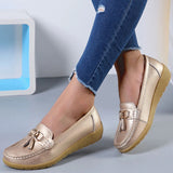 Women Flats Fashion Bowtie Genuine Leather Retro Flat Shoes Hollow Nurse Shoes Slip On Casual Tenis Feminino Plus Size