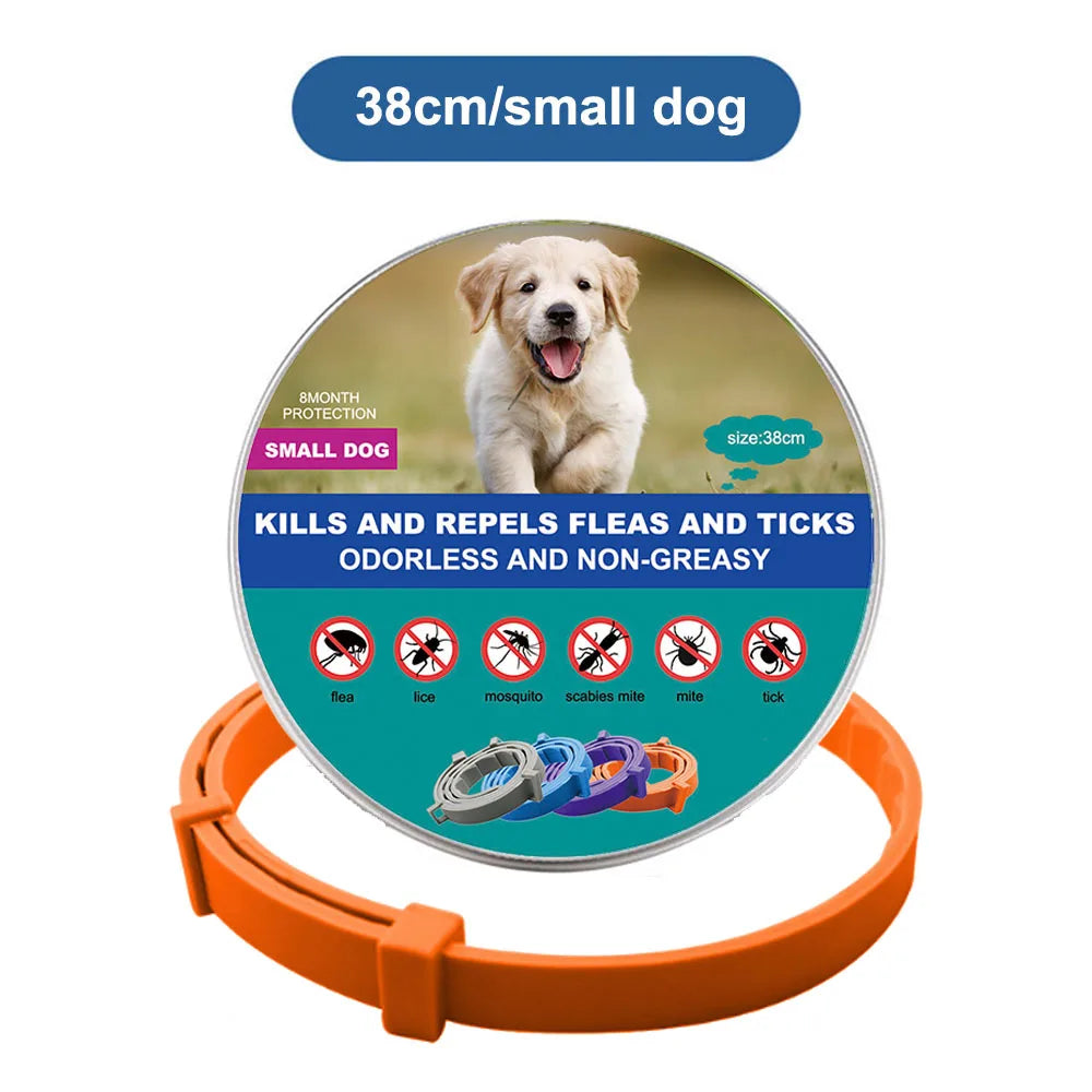 New Pet Dog Cat Collars Veterinary Anti Flea and Tick Collar for Cats Dogs Anti-parasitic Necklace for Large Small Dogs Products