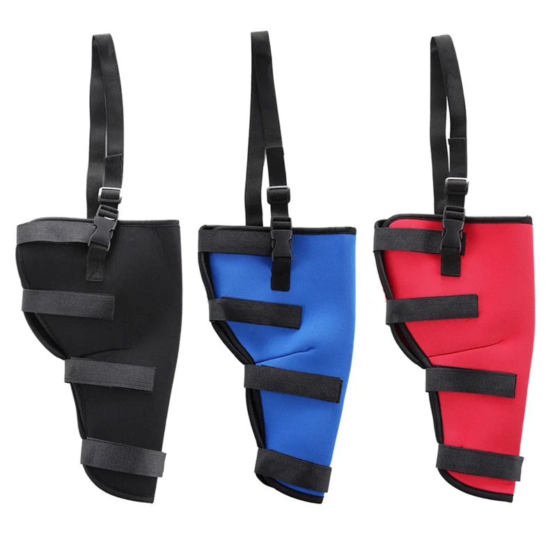 Pet Knee Pads Dog Support Brace for Right Left Leg Hock Joint Wrap Breathable Injury Recover Legs Dog Protector Support