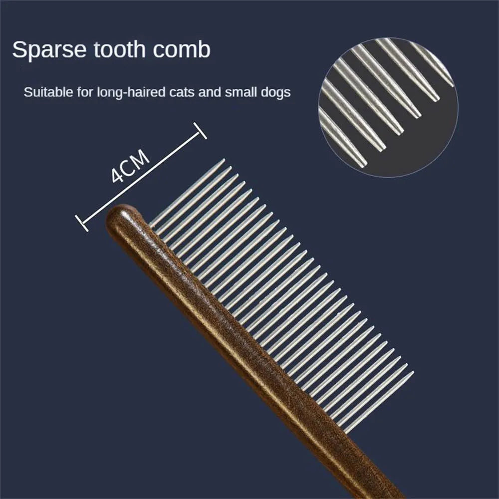 Comfortable Grip Hair Removal Tool Gentle On Cats Skin Pet Hair Remover Cat Grooming Brushes For Long-haired Cats Beauty Comb