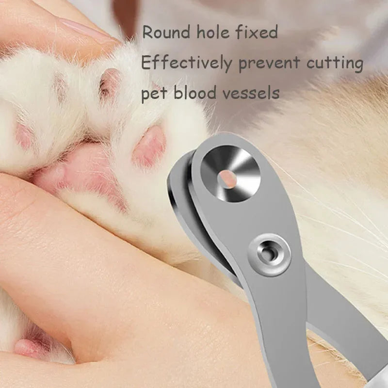 Professional Pet Nail Clipper Pet Nail Clipper Claw Hole Design Grooming Scissors for Small Dogs Cats Scissors Dog Accessories