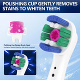 16/20PCS Brush Head nozzles for Oral B Electric Toothbrush Replacement Head Refill Sensitive Floss Cross Action for Oralb