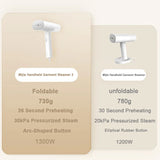 Original XIAOMI MIJIA Handheld Garment Steamer Iron Steam Cleaner for Cloth Home Electric Hanging Mite Removal Steamer Garment 2