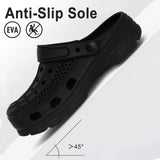 Litfun Fashion Clogs For Men EVA Lightweight Hole Garden Shoes Outdoor Men Beach Sandals Home Bathroom Shoe Unisex Casual Slides