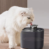 Cat Water Fountain Auto Recirculate Filtring Cats Dog Water Dispenser USB Electric Mute Pump Cat Ear Pet Cats Drinking Fountain