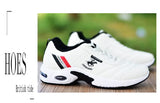 Fashion Air Cushion Men's Running Shoes Large Size 38-47 Sneakers Breathable Outdoor Sports Leather Shoes Non-Slip Male Sneakers