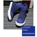 New 2024 High Top Men Shoes Flats Slip On Casual Shoes Male Canvas Shoes Plimsolls Espadrilles Man Trainers Zapatillas Hombre