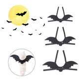 Pet Halloween Bat Wings Dog Cat Costume Party Dress Funny Cool Puppy Kitty Apparel Cosplay Prop with Traction Rope Fixing Hole