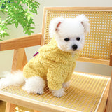 1PC Pet Apparel Cat Autumn/Winter Plush Thickened Warm Halloween Funny Hoodie Coat With Drawstring Buckle For Small Medium Dogs