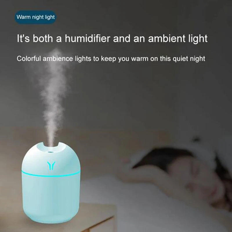 Mini Large Mist Volume USB Air Humidifier Household Small Desktop Intelligent Car New Aromatherapy Machine