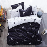 Solstice Bedding Set Duvet Cover Pillowcase Bed Linens Set Cute Yellow Gray Eye Quilt Cover Beds Flat Sheet Twin Queen King Size