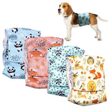 Male Dog Shorts Prevent Bed Wetting Physiological Pants Pet Underwear Reusable Sanitary Panties Adjustable Diapers for Dog Puppy