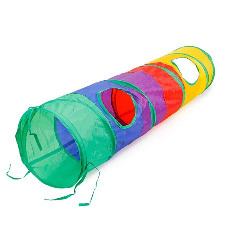 Cats Tunnel Foldable Pet Cat Toys Kitty Pet Training Interactive Fun Toy Tunnel Bored For Puppy Kitten Rabbit Play Tunnel Tube