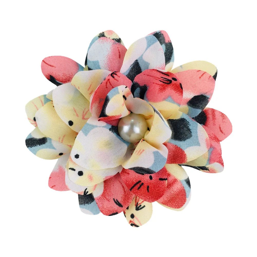 50/100pcs Big Flower-Collar Dog Flower Collar Remove Dog Bowtie Collar Accessories Pets Bow Ties Collar For Small-Large Dogs