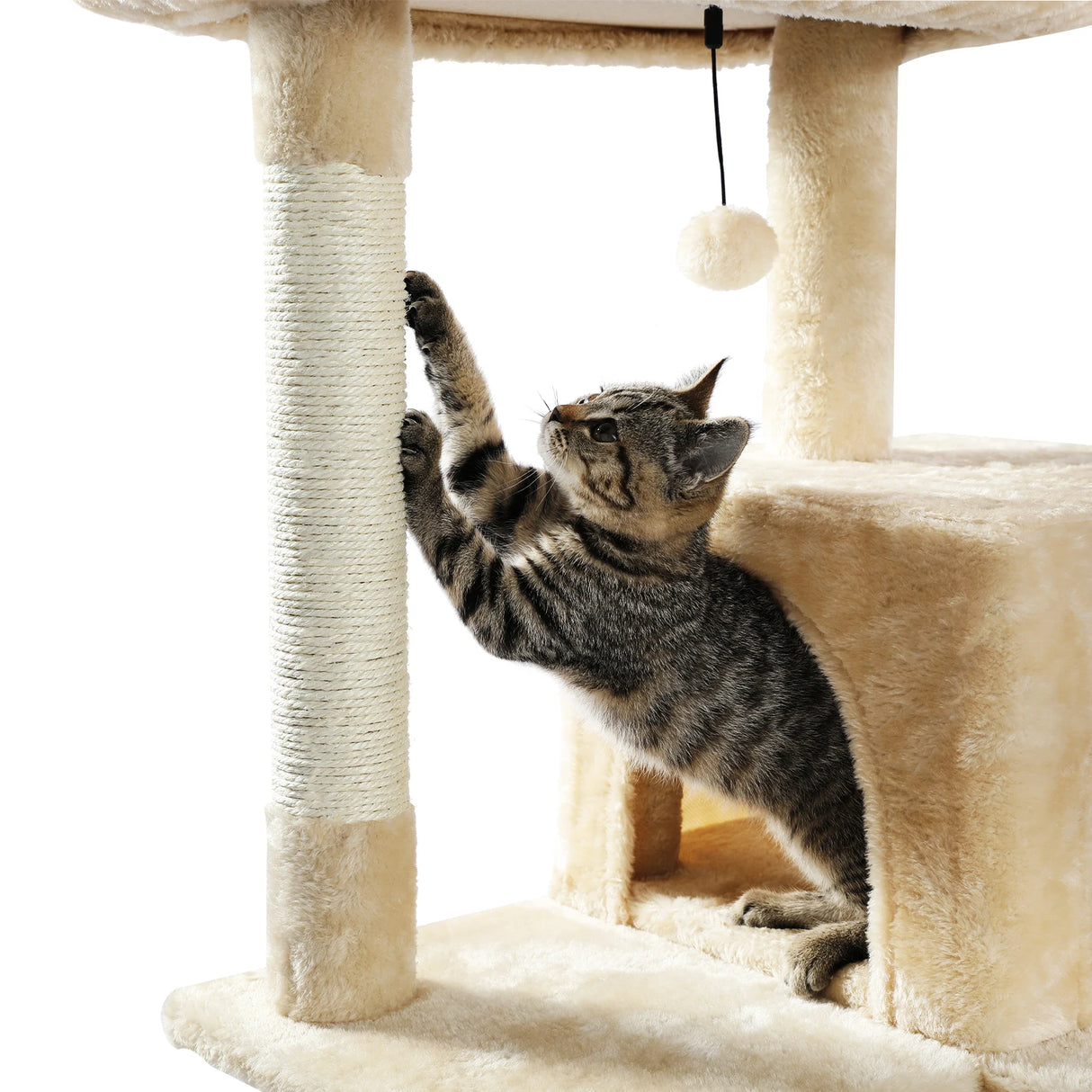 Multi-Level Cat Tree Tower with Condo Scratching Post for Cat Furniture House Cat Scratcher Cat Supplies Cat Toy