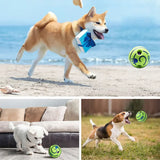 Pet toy dog squeaky balls self-healing toy dog puppy toy giggling sound ball chewing pet ball rolling molars relieve boredom