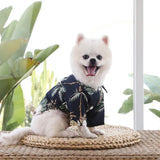 Summer Hawaiian Beach Style Dog Shirt Fashion Pet Dog Clothes Print Puppy Vest Breathable Cat Thin Shirt Pet Chihuahua Clothes