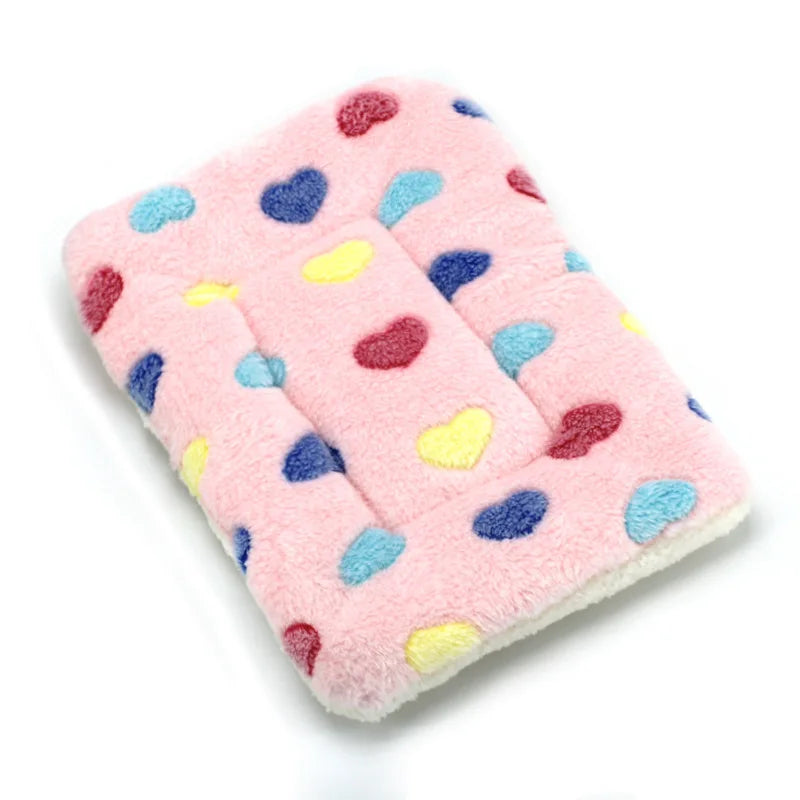 Soft Cat Bed Mats Short Plush Pet Sleeping Bed Mats for Cats Small Dogs Cute Pet Pad Blanket Warm Kitten Cushion Cat Accessories