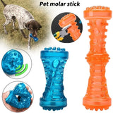 Resistant Bite Resistant Pet Toy Toothbrush Bone Sturdy Dog Toy Interactive Puppy Game Toy Dog Bone Rubber Puppy Chew Toy Dog