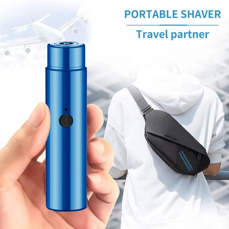 Mini USB Electric Shaver Long Lasting Portable Washable Car Rechargeable Shaver