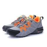 2024 New Men's Outdoor Mountaineering Shoes Cycling Shoes Outdoor Breathable Anti slip Off road Shoes