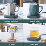 Mug Heater Coffee Mug Cup Warmer Milk Tea Water Heating Pad Cup Heater Warming Mat Constant Temperature Coaster Home Office Gift