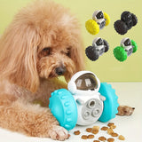 Dog Treat Leaking Toy For Small Big Dogs Tumbler Interactive Toys Puppy Cat Slow Food Feeder Dispenser IQ Training Accessories