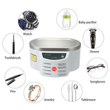 30/50W Digital Ultrasonic Cleaner Sonicator Bath Vibration Ultrasonic Jewelry Parts Glasses Circuit Board Watch Cleaning Machine