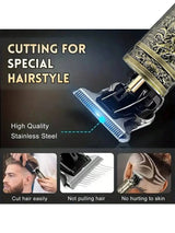 T9 LCD Electric Hair Clipper Oil Shaving Head Electric Pusher Carving Electric Shaver Rechargeble Hair Trimmer for Men Care