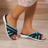 Women Flip Flops Flats Slippers Beach Shoes Summer Sandals New Trend Walking Casual Shoes Dress Slides