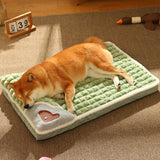 MADDEN Winter Warm Dog Mat Luxury Sofa for Small Medium Dogs Plaid Bed for Cats Dogs Fluff Sleeping Removable Washable Pet Beds