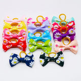 10/20/30PCS Pet Hair Accessories Bows Puppy  Grooming Bows Mix Colours Decorate Hair for Small Dog Hair Rubber Band Dog Supplier