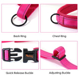 No Pull Dog Harness Soft Padded Dog Harnesses Vest Reflective Pet Training Harnesses Durable For Small Medium Large Dogs Bulldog