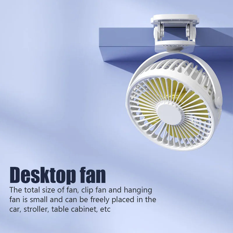 Portable Mini Hand Clip Fan USB Quiet Desktop Electric Fan High Quality Student Dormitory Small Cooling Ventilador fan Air Coole