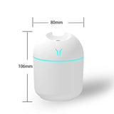 250ML Humidifier Mini Aromatherapy Humidifiers Diffusers For Home Romantic Light USB Essential Oil Diffuser Car Purifier Air